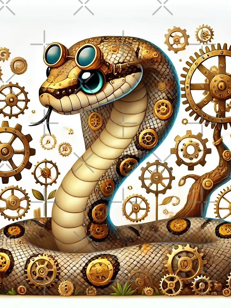 Thumbnail 3 von 3, Tuch, Steampunk Netzpython designt und verkauft von Sillytoe.