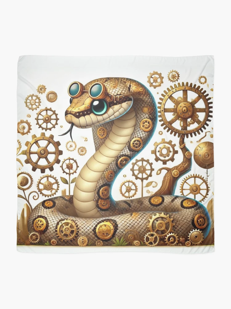Thumbnail 2 von 3, Tuch, Steampunk Netzpython designt und verkauft von Sillytoe.