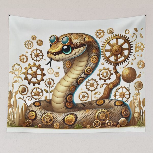 Item preview, Steampunk Reticulated Python designed and sold by Sillytoe.