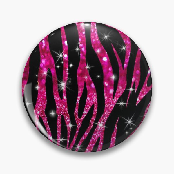 Artikelvorschau, Anstecknadel mit Zebra-Print entworfen und verkauft von T0xicshop.