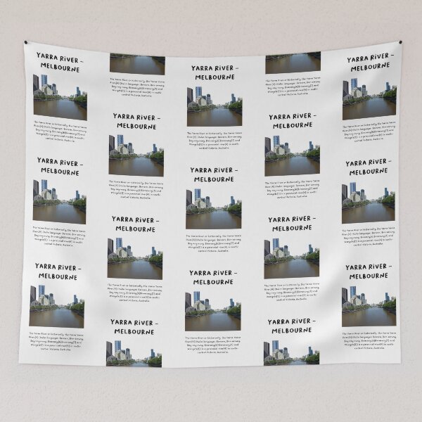 Item preview, Yarra River – Melbourne | Famous Landmarks in Australia designed and sold by RM-Journey.