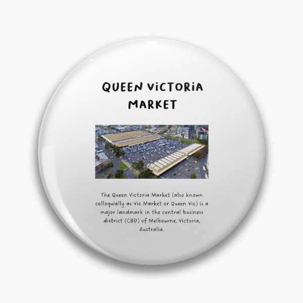 Item preview, Queen Victoria Market – Melbourne | Famous Landmarks in Australia designed and sold by RM-Journey.