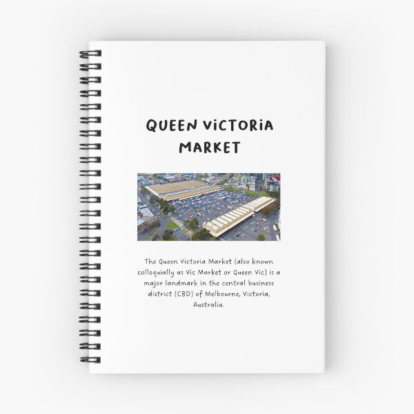Item preview, Queen Victoria Market – Melbourne | Famous Landmarks in Australia designed and sold by RM-Journey.