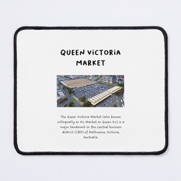 Item preview, Queen Victoria Market – Melbourne | Famous Landmarks in Australia designed and sold by RM-Journey.