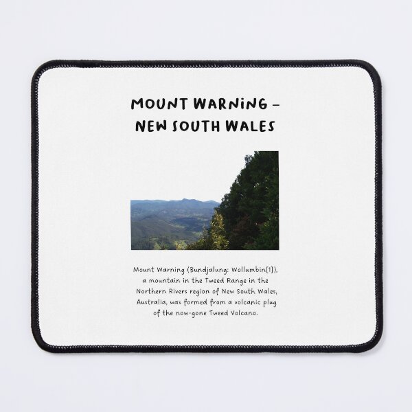 Item preview, Mount Warning – New South Wales | Famous Landmarks in Australia designed and sold by RM-Journey.