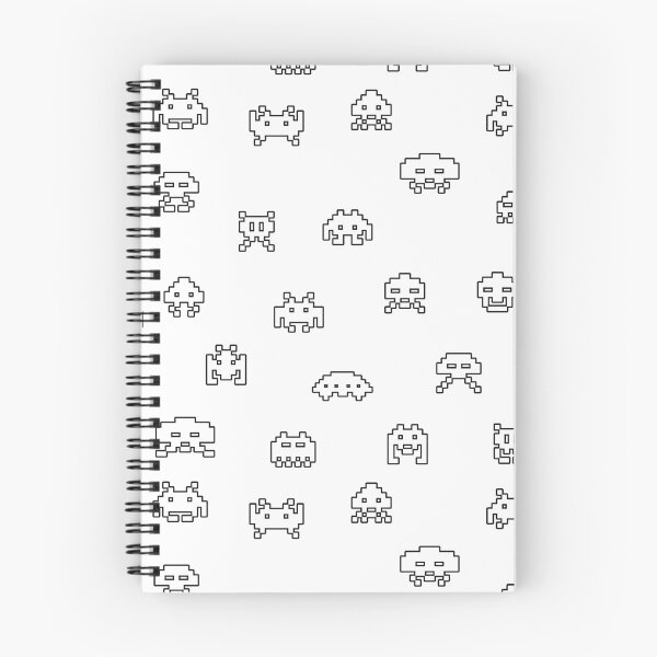 Item preview, Space invaders collection (white) designed and sold by KetiaArtWorld.