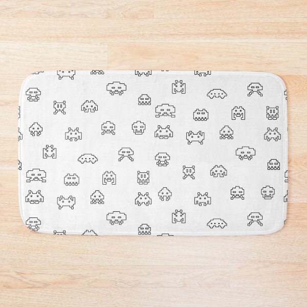 Item preview, Space invaders collection (white) designed and sold by KetiaArtWorld.