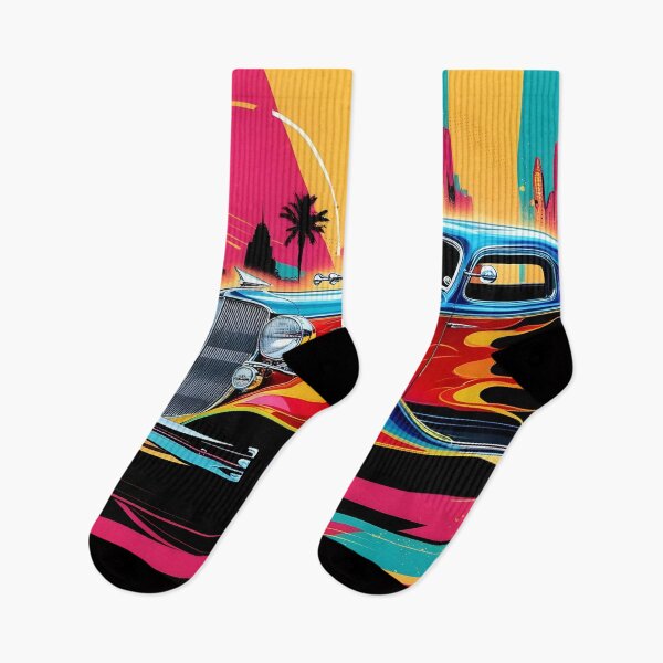 Item preview, Retro Cars Colorful Automotive Art designed and sold by bukajart.