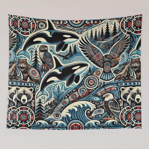 Item preview, Haida Patterns: Totemic Harmony of Sea and Sky designed and sold by Meta2Physical.