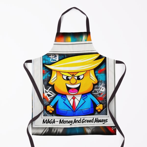 Item preview, USA Political Satire Trump MAGA Graffiti designed and sold by Drone-tees.