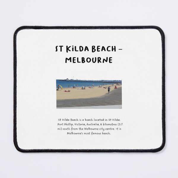 Item preview, St Kilda Beach – Melbourne | Famous Landmarks in Australia designed and sold by RM-Journey.