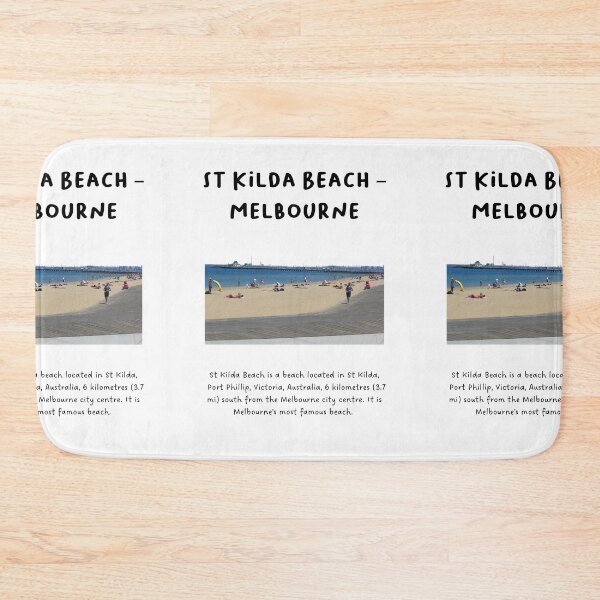 Item preview, St Kilda Beach – Melbourne | Famous Landmarks in Australia designed and sold by RM-Journey.