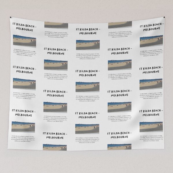 Item preview, St Kilda Beach – Melbourne | Famous Landmarks in Australia designed and sold by RM-Journey.