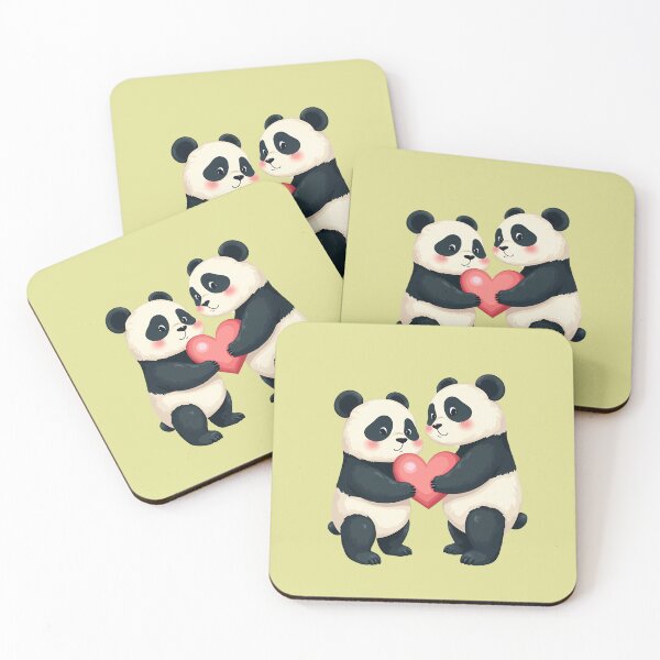 Item preview, Panda Love: Adorable Valentine’s Day Art designed and sold by VibeTCreations.