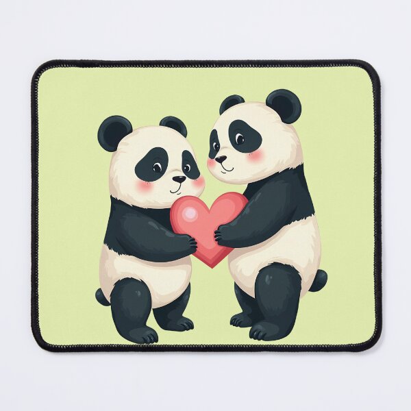 Item preview, Panda Love: Adorable Valentine’s Day Art designed and sold by VibeTCreations.