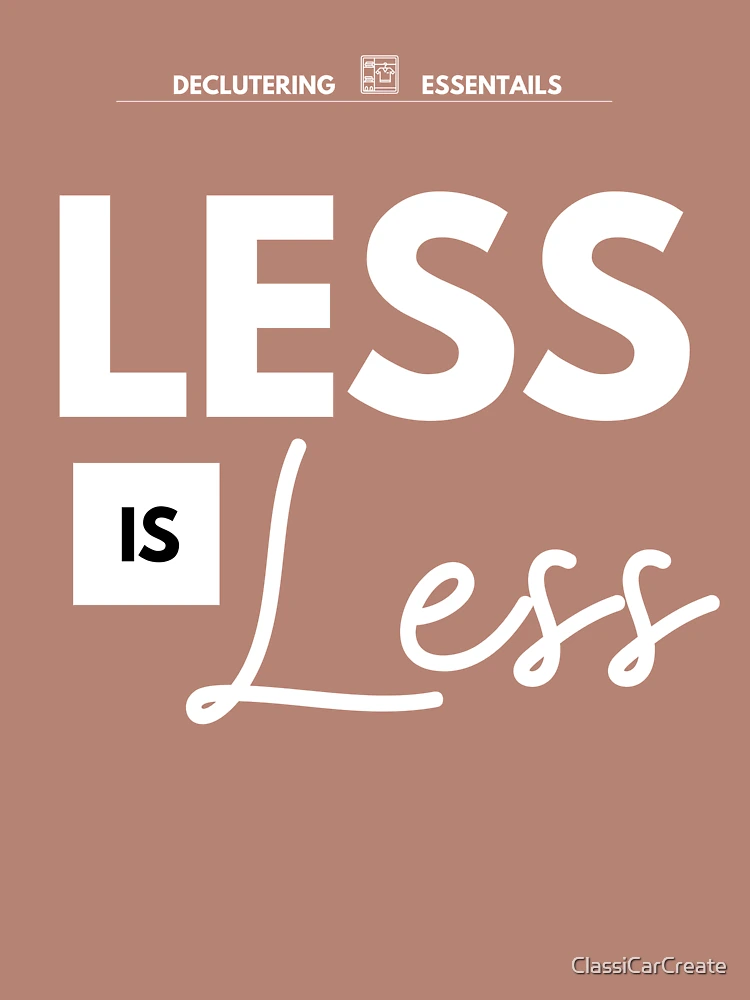 Thumbnail 4 of 4, Boxy T-Shirt, Decluttering Essentials: Less is Less. designed and sold by 48remarks.