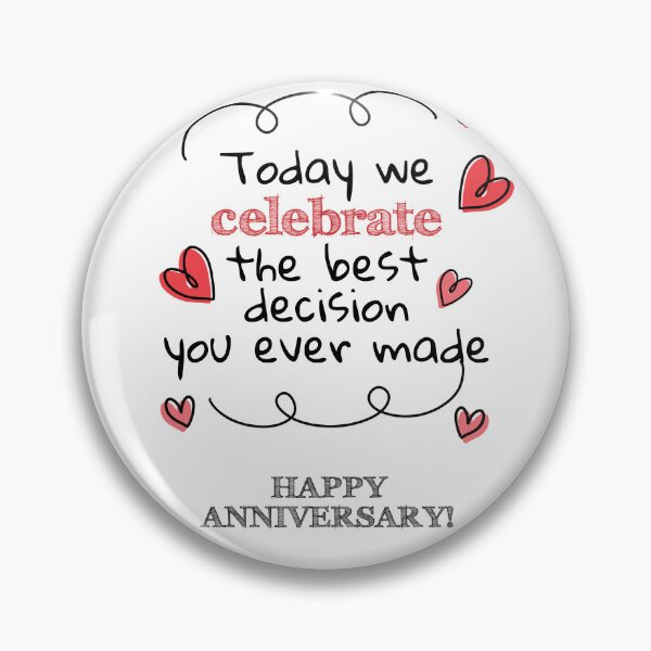 Item preview, Happy anniversary designed and sold by UniqueTrick.