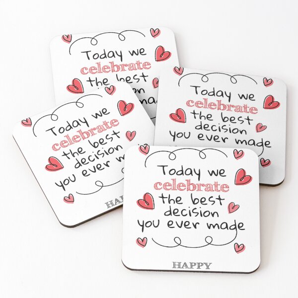 Item preview, Happy anniversary designed and sold by UniqueTrick.