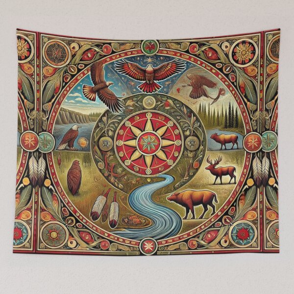Item preview, Cherokee Patterns: Seven Stars and Sacred Rivers designed and sold by Meta2Physical.