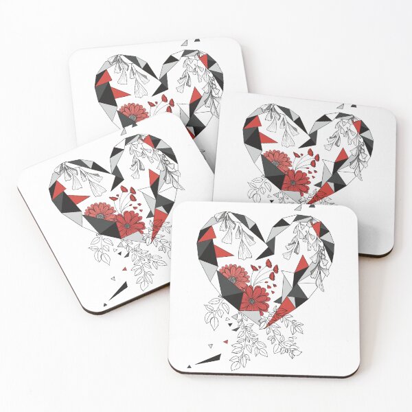 Item preview, Geometric heart designed and sold by Ema-R.
