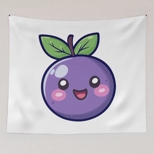 Item preview, Kawaii Blueberry designed and sold by YalenArt.