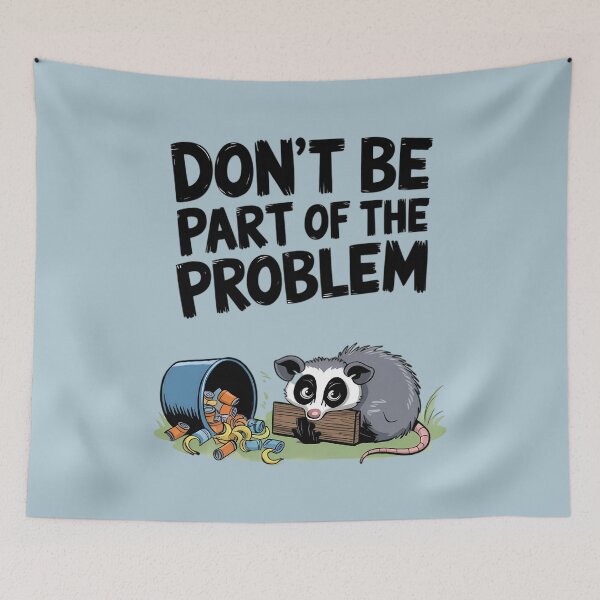 Item preview, Funny Opossum Cartoon Slogan designed and sold by TeeGrit.
