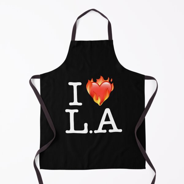 Item preview, I Love LA (Fire Heart) designed and sold by WeSellMerch.