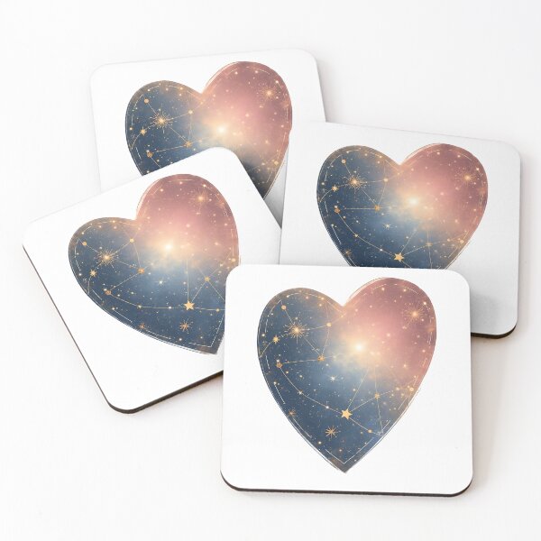 Item preview, valentine night sky art designed and sold by VibeTCreations.