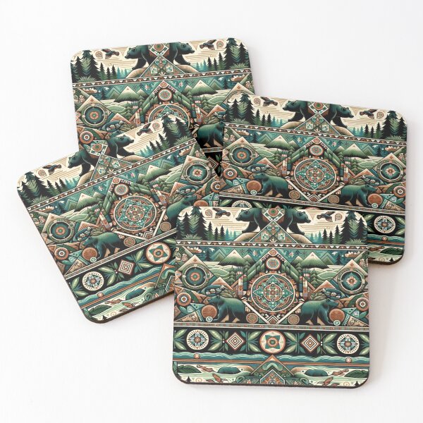 Item preview, Menominee Patterns: Guardians of the Forest designed and sold by Meta2Physical.