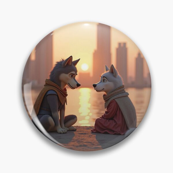 Item preview, Comic book wolves at sunset designed and sold by PhilDreams.