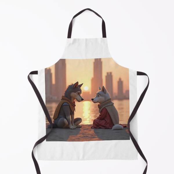 Item preview, Comic book wolves at sunset designed and sold by PhilDreams.