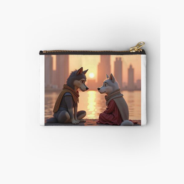Item preview, Comic book wolves at sunset designed and sold by PhilDreams.