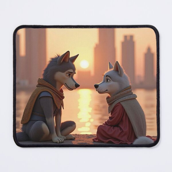 Item preview, Comic book wolves at sunset designed and sold by PhilDreams.