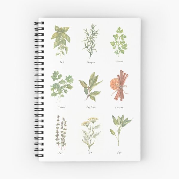 Item preview, Herb watercolor painting designed and sold by CoconutCalypso.