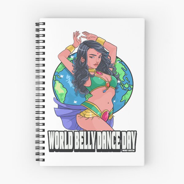 Item preview, World Belly Dance Day Shimmy Dancer May 10th designed and sold by Nosek1ng.
