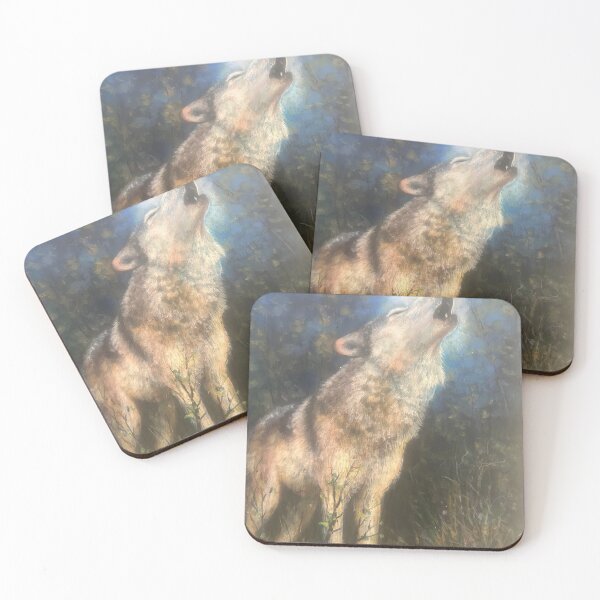 Item preview, Wolf and Moon designed and sold by Artdesrapides.