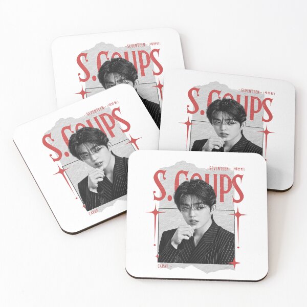 Item preview, Seventeen Black and Red S Coups Group Members Y2K Preppy Collage Design designed and sold by HELL0WBELLO.