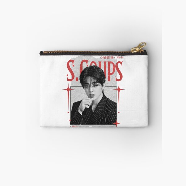 Item preview, Seventeen Black and Red S Coups Group Members Y2K Preppy Collage Design designed and sold by HELL0WBELLO.