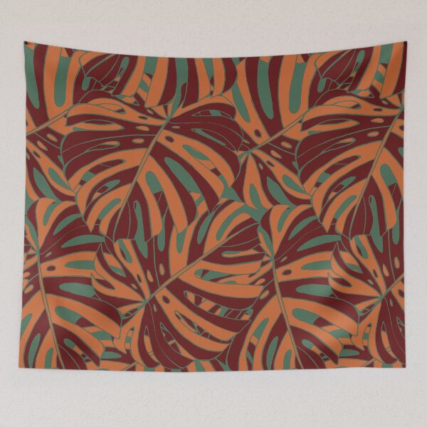 Item preview, Monstera Tropical Chocolate designed and sold by boriskrance.