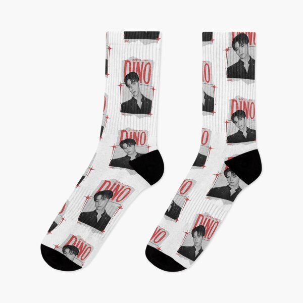 Item preview, Seventeen Black and Red Dino Group Members Y2K Preppy Collage Design designed and sold by HELL0WBELLO.