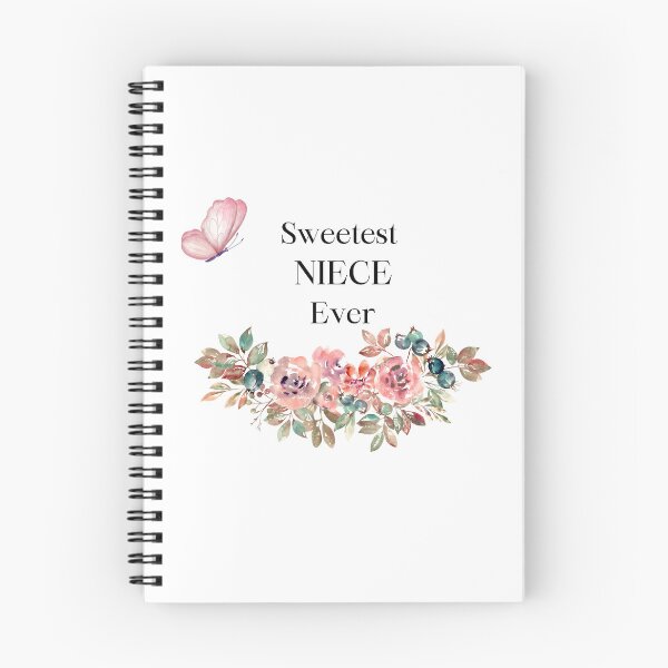 Item preview, Sweetest NIECE Ever 11 - pastel flowers and butterfly  designed and sold by AlinaSCorner.