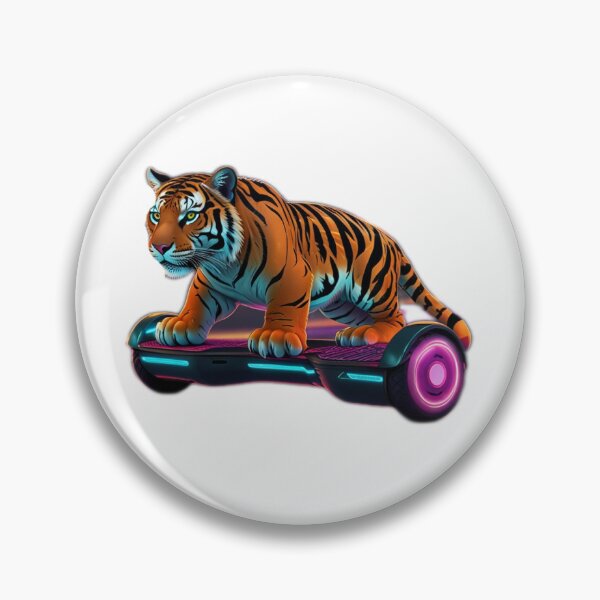 Item preview, Hoverboard Tiger designed and sold by 27Stickers.