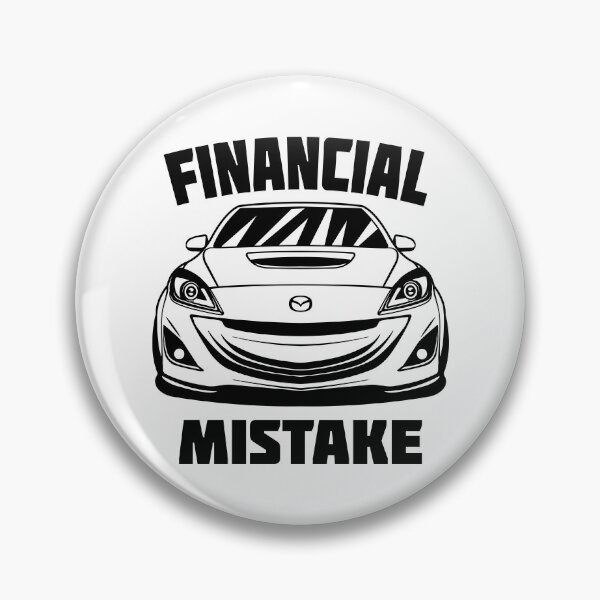 Item preview, Mazda 3 Mazdaspeed 3 BL Gen2 "Financial Mistake" Design - Turbo JDM Car Art designed and sold by FastLaneFits.