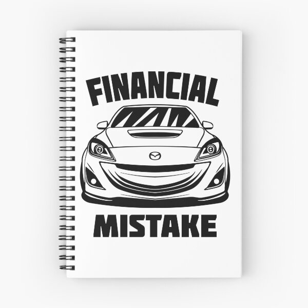 Item preview, Mazda 3 Mazdaspeed 3 BL Gen2 "Financial Mistake" Design - Turbo JDM Car Art designed and sold by FastLaneFits.