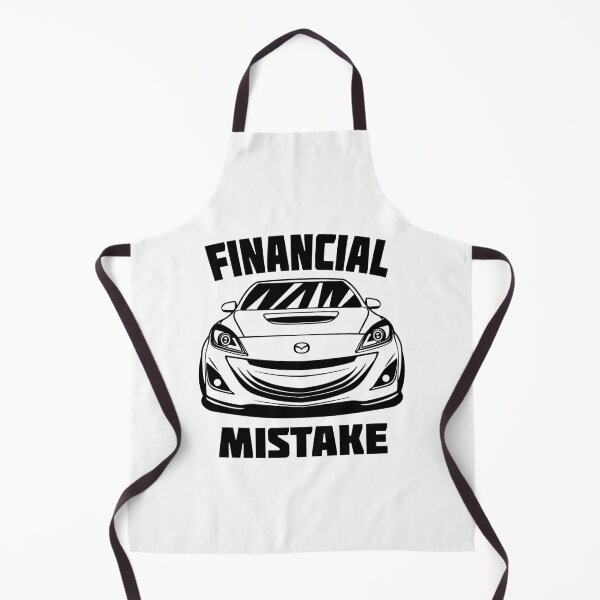 Item preview, Mazda 3 Mazdaspeed 3 BL Gen2 "Financial Mistake" Design - Turbo JDM Car Art designed and sold by FastLaneFits.