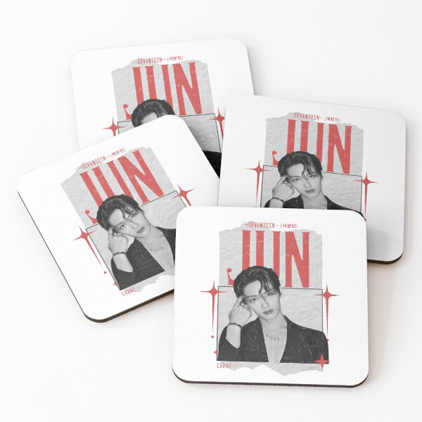 Item preview, Seventeen Black and Red Jun Group Members Y2K Preppy Collage Design designed and sold by HELL0WBELLO.