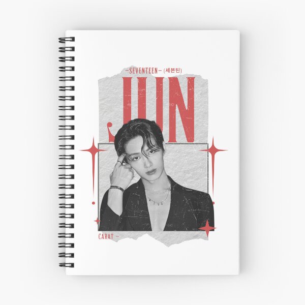 Item preview, Seventeen Black and Red Jun Group Members Y2K Preppy Collage Design designed and sold by HELL0WBELLO.