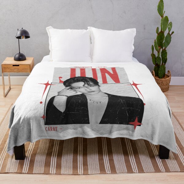 Item preview, Seventeen Black and Red Jun Group Members Y2K Preppy Collage Design designed and sold by HELL0WBELLO.