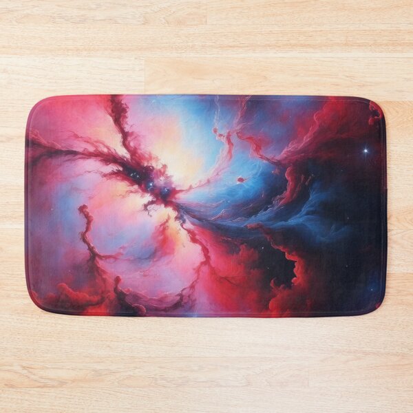 Item preview, Explosive Nebula Artwork - Cosmic Red and Blue Galaxy designed and sold by ArtComixHaven.