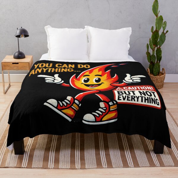 Item preview, Motivational Flame Cartoon T-Shirt - Funny and Inspirational Positive Message Design designed and sold by DrawHandArt.